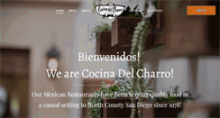 Desktop Screenshot of cocinadelcharro.com