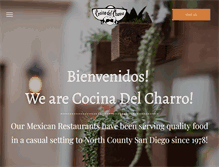 Tablet Screenshot of cocinadelcharro.com